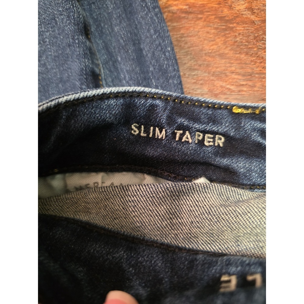 American Eagle Slim Taper Ne(x)t Level Airflex Dark Wash Jeans Mens 26x30 - Picture 4 of 5